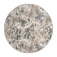 Radici Livigno Floral Indoor Round Area Rug