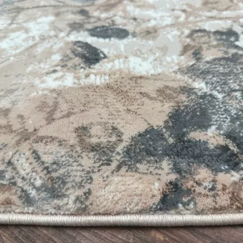 Radici Livigno Floral Indoor Round Area Rug