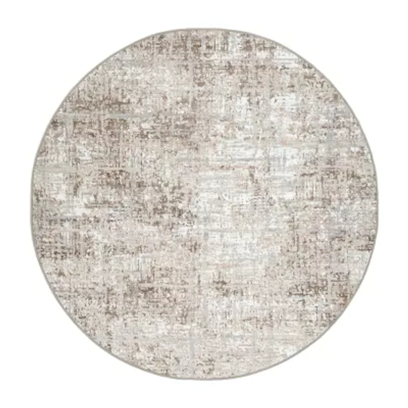 Radici Livigno Abstract Indoor Round Area Rug