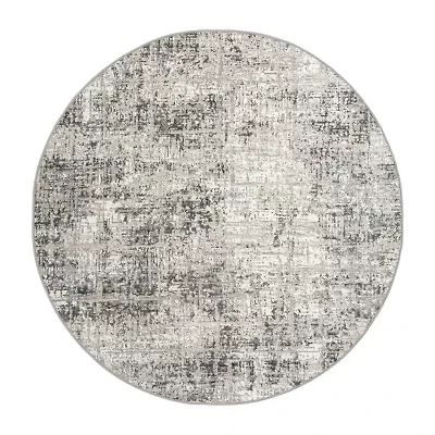 Radici Livigno Abstract Indoor Round Area Rug