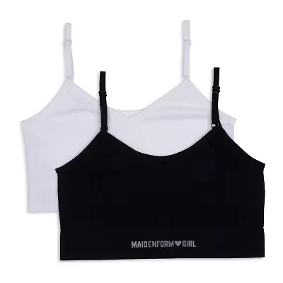 Maidenform Big Kid Girls Seamless Multi-Pack 2-pc. Bralette Rj4324-As1