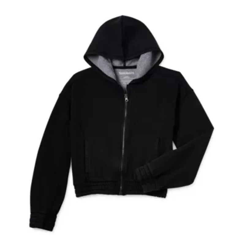 Thereabouts Little & Big Kid Girls Long Sleeve Fleece Zipper Hoodie