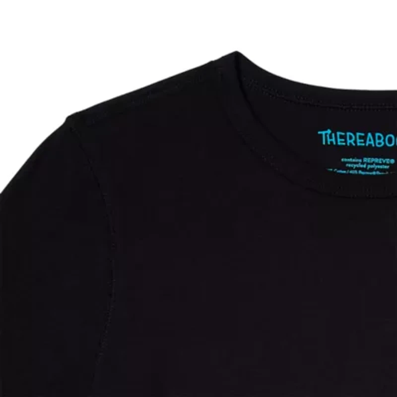 Thereabouts Little & Big Kid Boys Bodysuit Closure Easy-on + Easy-off Adaptive Crew Neck Long Sleeve
