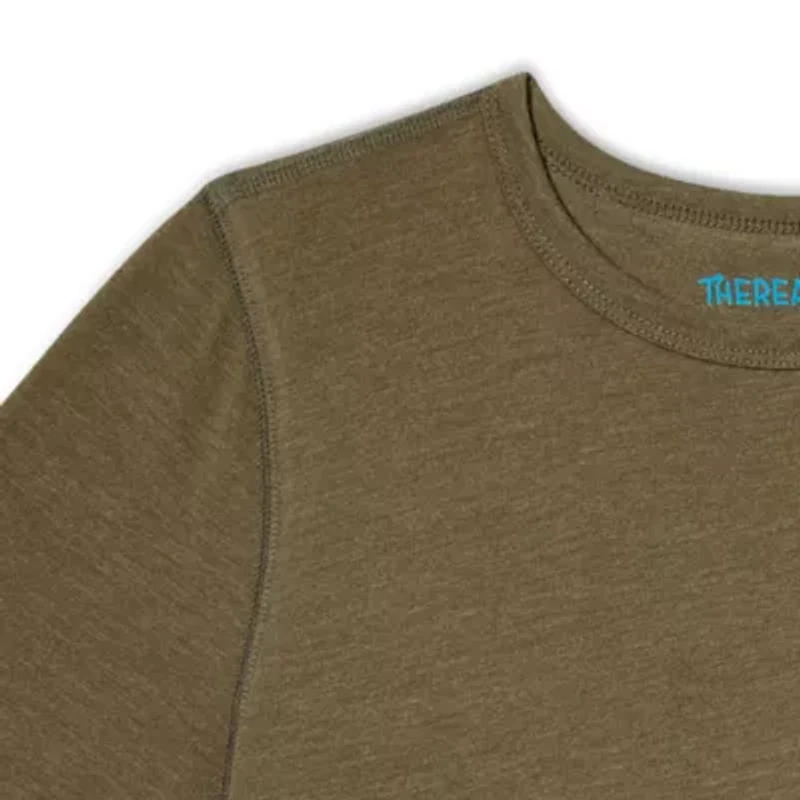 Thereabouts Little & Big Kid Boys Bodysuit Closure Easy-on + Easy-off Adaptive Crew Neck Long Sleeve Bodysuit