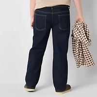 Thereabouts Little & Big Kid Boys Adjustable Waist Stretch Fabric Straight Leg Jean