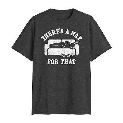 Mens Crew Neck Short Sleeve Classic Fit Big and Tall Graphic T-Shirt