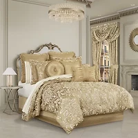 Queen Street Augustina 4-pc. Midweight Embellished Comforter Set