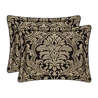 Queen Street Branson Black & Gold 4-pc. Midweight Embellished Comforter Set