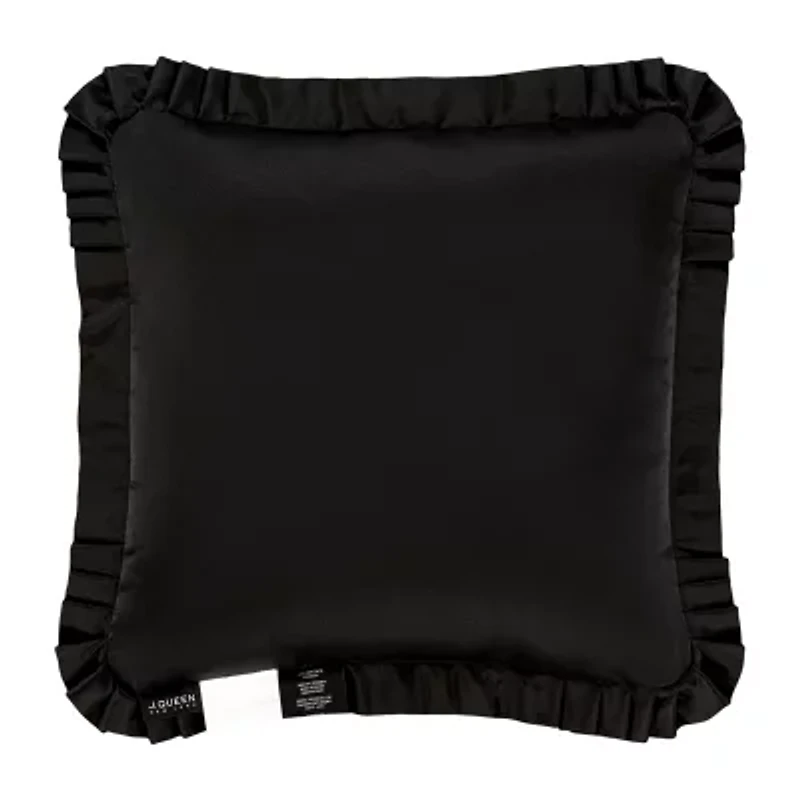 Queen Street Branson Black & Gold Square Throw Pillow