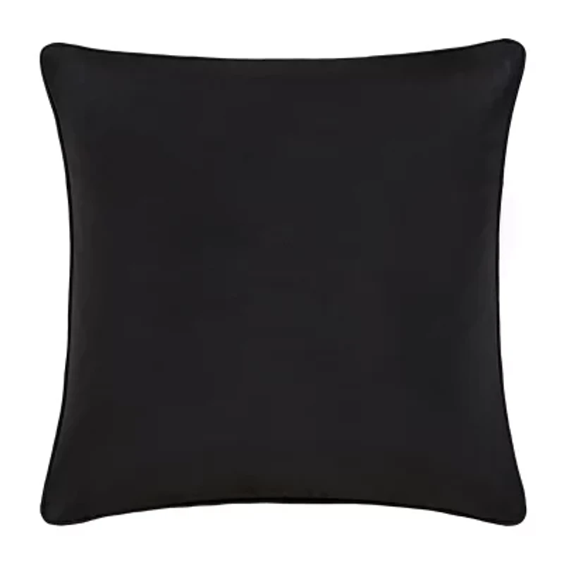 Queen Street Charleston Black Embellished Euro Sham
