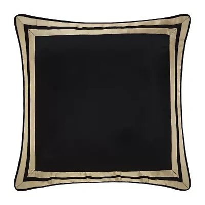 Queen Street Charleston Black Embellished Euro Sham
