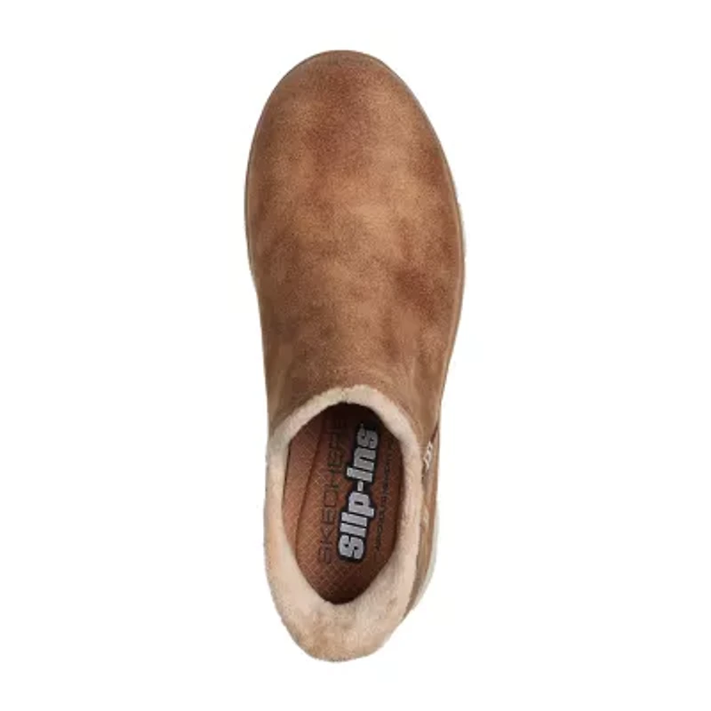 Skechers Hands Free Slip-Ins Easy Going Modern Hour Womens Round Closed Toe Slip-On Shoe
