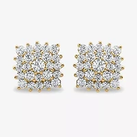 3/4 CT. T.W. Lab Grown White Diamond 10K Gold 9.3mm Stud Earrings