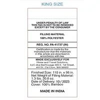 Bedvoyage Rayon from Bamboo Hem Coverlet