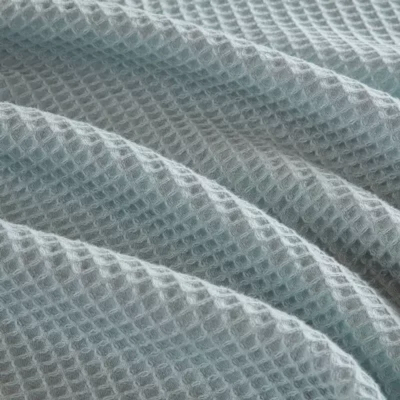 Madison Park Waffle Weave Cotton Lightweight Blanket