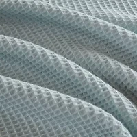 Madison Park Waffle Weave Cotton Lightweight Blanket