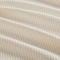 Madison Park Waffle Weave Cotton Lightweight Blanket