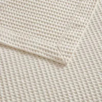 Madison Park Waffle Weave Cotton Lightweight Blanket