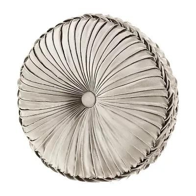 Queen Street Branson Flax Round Throw Pillow