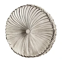 Queen Street Branson Flax Round Throw Pillow
