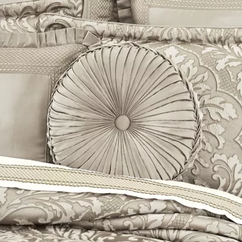 Queen Street Branson Flax Round Throw Pillow