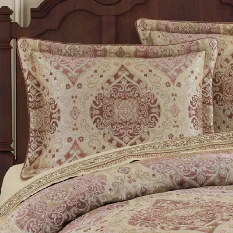 Queen Street Wallace Terracotta 4-pc. Midweight Comforter Set