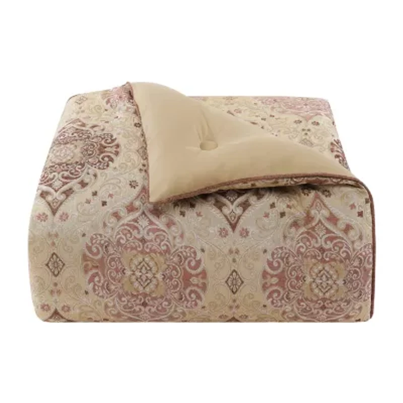 Queen Street Wallace Terracotta 4-pc. Midweight Comforter Set