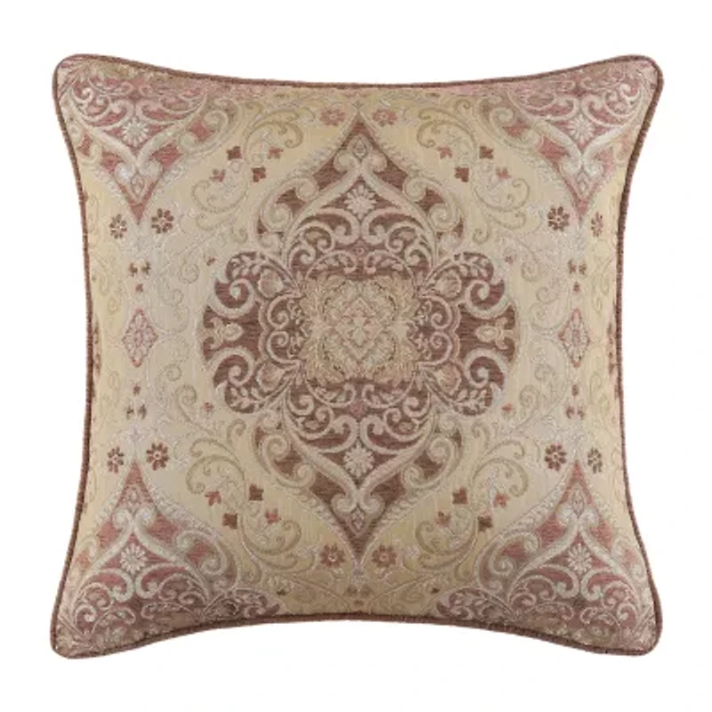 Queen Street Wallace Terracotta Square Throw Pillow