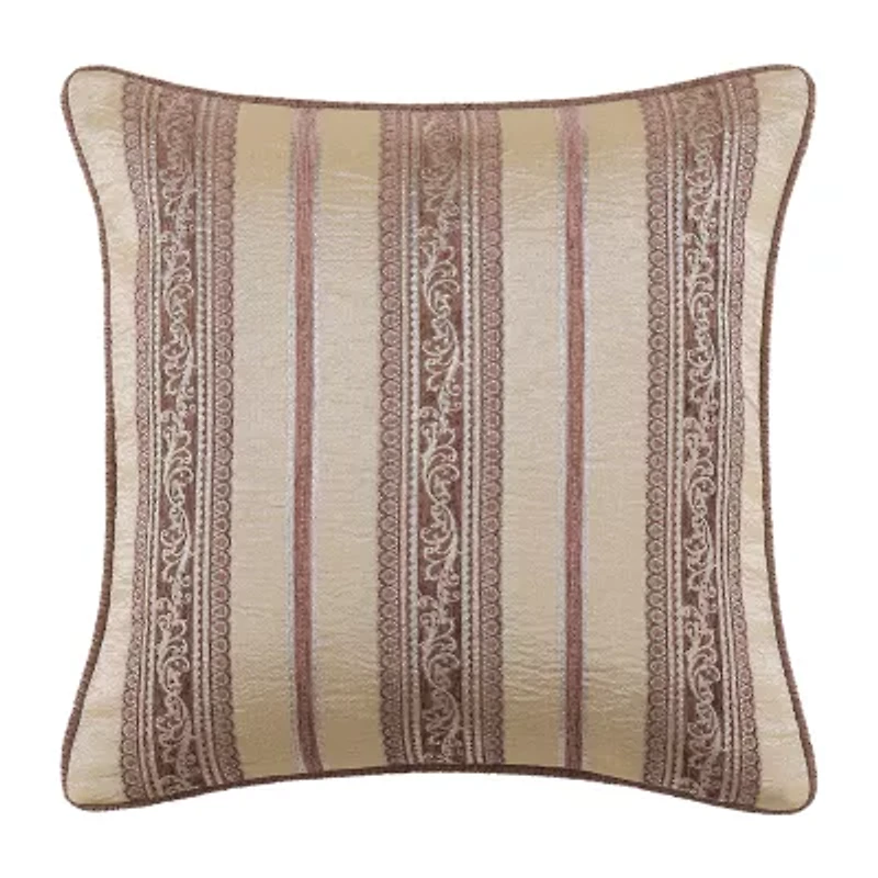Queen Street Wallace Terracotta Square Throw Pillow