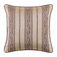 Queen Street Wallace Terracotta Square Throw Pillow