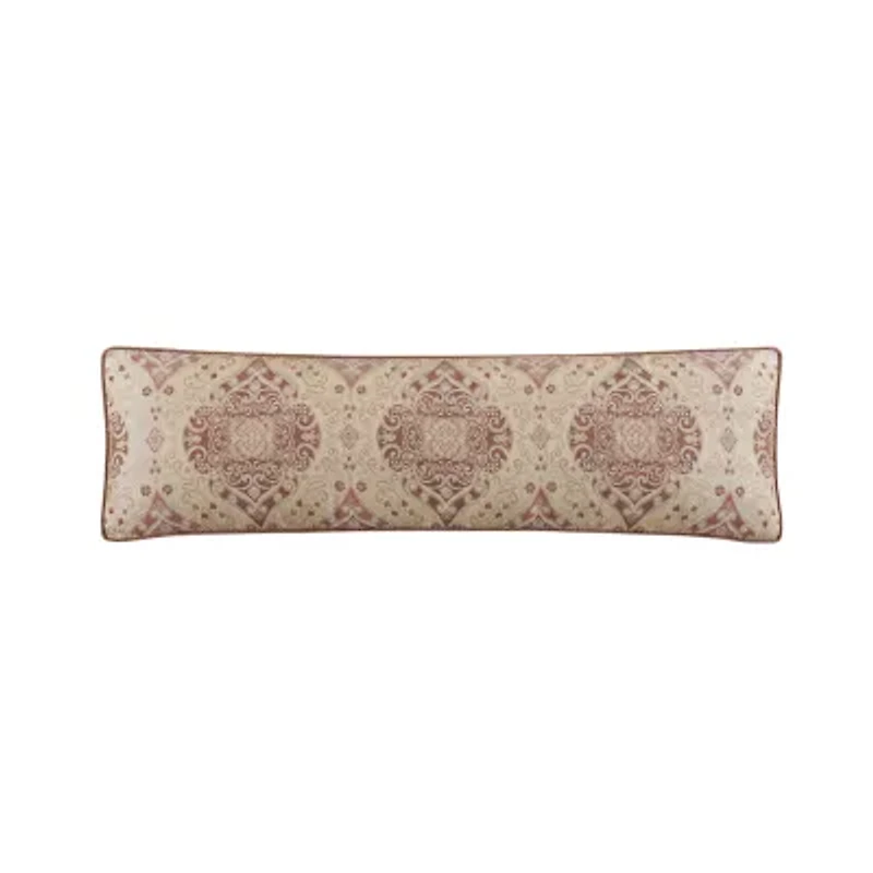 Queen Street Wallace Terracotta Bolster Throw Pillow