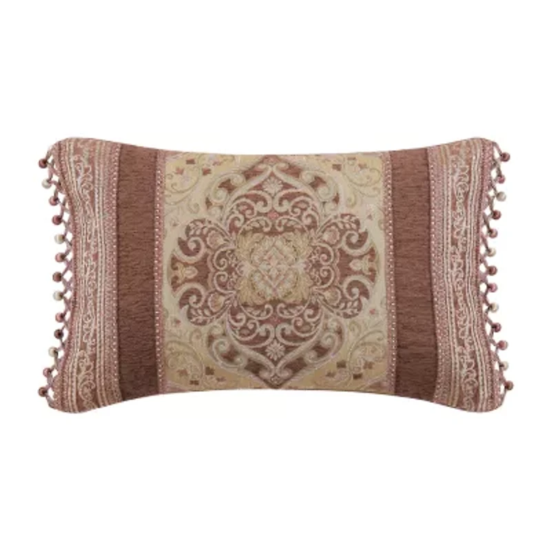 Queen Street Wallace Terracotta Rectangular Throw Pillow