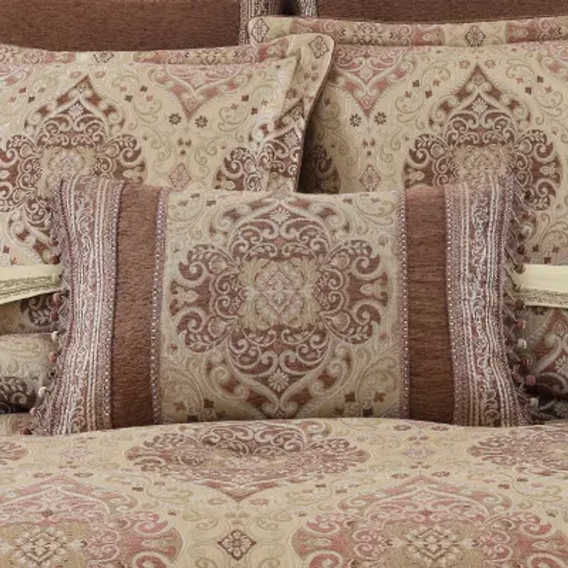 Queen Street Wallace Terracotta Rectangular Throw Pillow