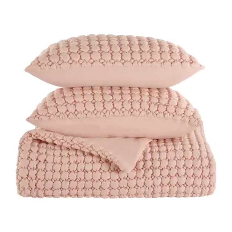 Queen Street Marshmallow 3-pc. Quilt Set