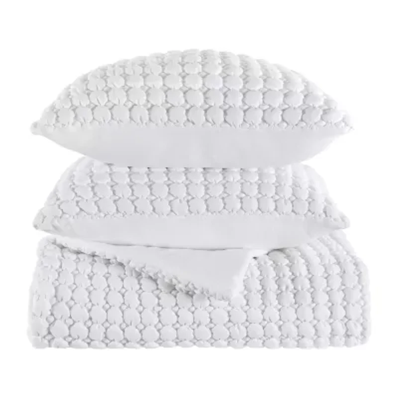 Queen Street Marshmallow 3-pc. Quilt Set