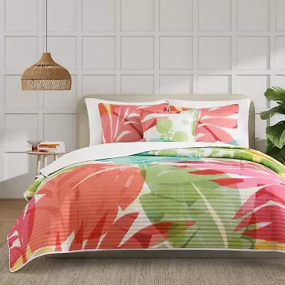Queen Street Tahiti 3-pc. Quilt Set