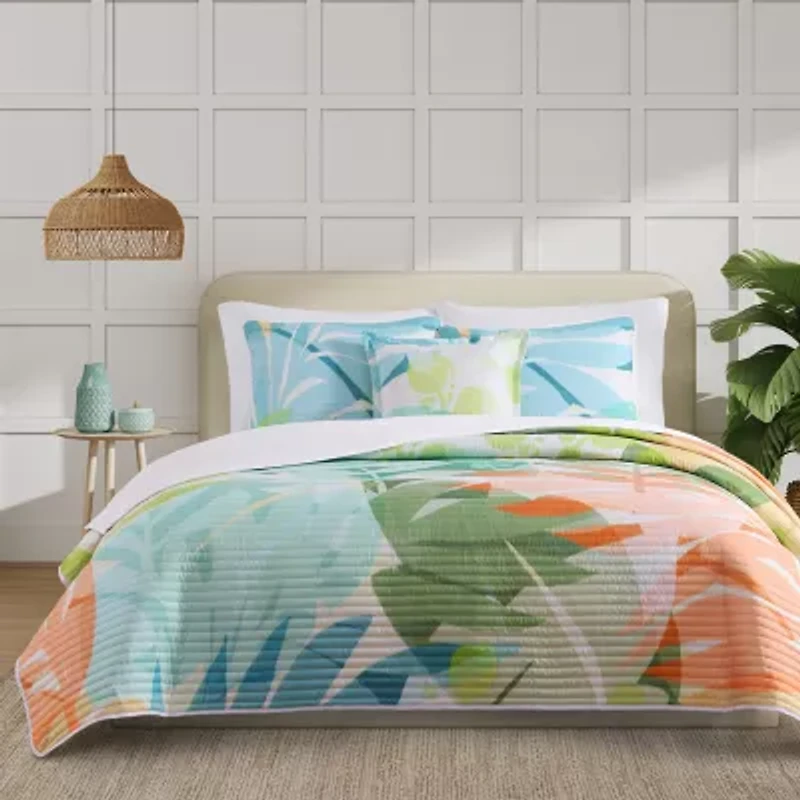 Queen Street Tahiti -pc. Quilt Set