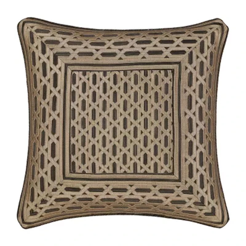 Queen Street Melbourne Bronze Square Throw Pillow