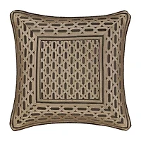 Queen Street Melbourne Bronze Square Throw Pillow