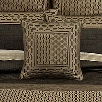 Queen Street Melbourne Bronze Square Throw Pillow