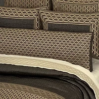 Queen Street Melbourne Bronze Bolster Throw Pillow