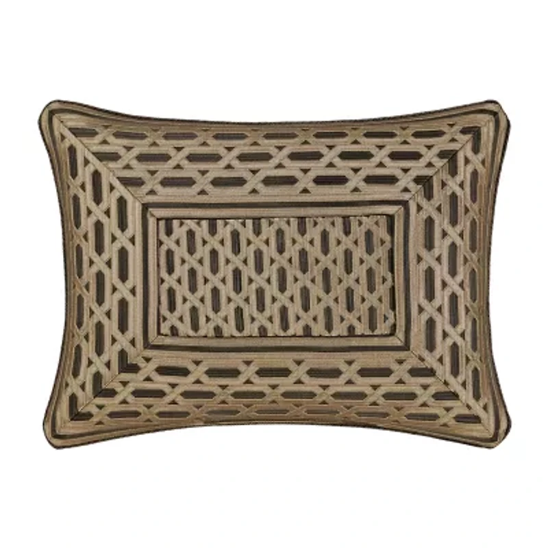 Queen Street Melbourne Bronze Rectangular Throw Pillow
