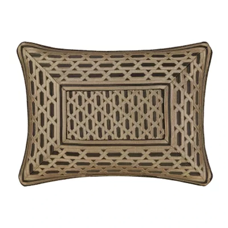 Queen Street Melbourne Bronze Rectangular Throw Pillow