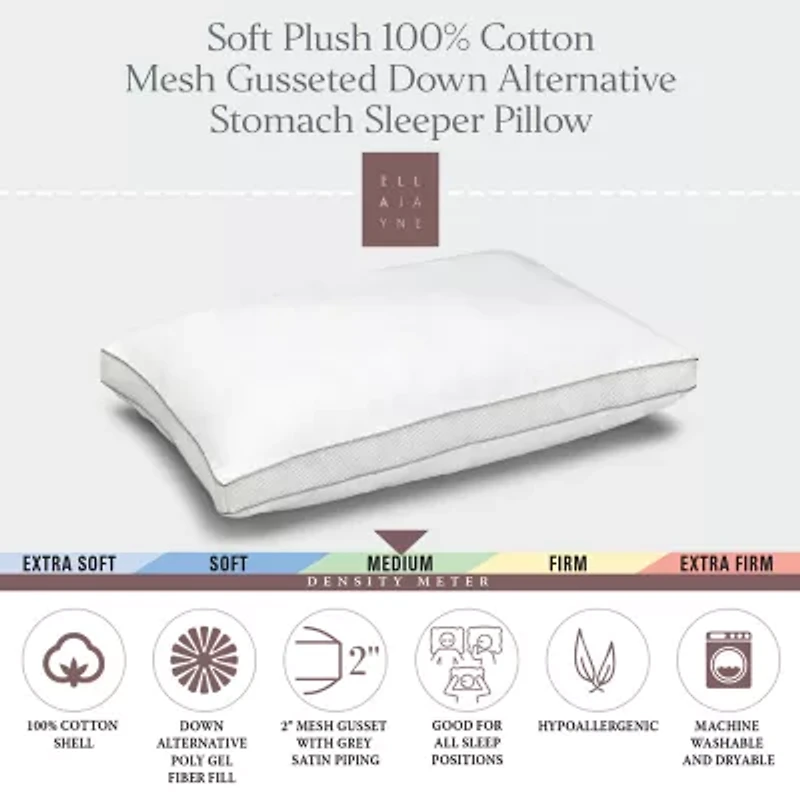 Ella Jayne Down Alternative Medium Density Bed Pillow