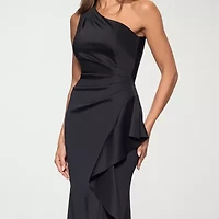 DJ Jaz One Shoulder Womens Sleeveless Evening Gown