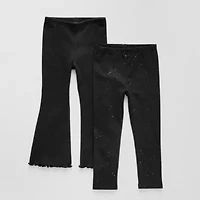 Okie Dokie Toddler & Little Girls Skinny 2-pc. Full Length Leggings