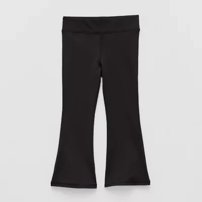 Okie Dokie Toddler & Little Girls Active Knit Flare Full Length Leggings