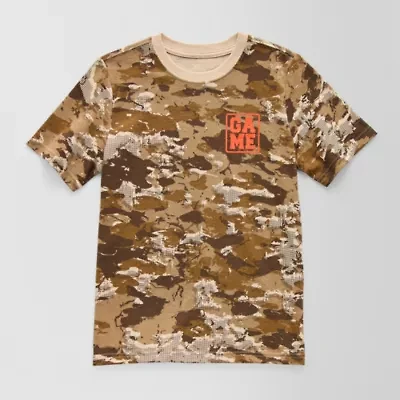 Xersion Little & Big Kid Boys Crew Neck Short Sleeve Regular Fit Graphic T-Shirt
