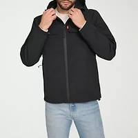 Levi's® Mens Hooded Water Resistant Midweight Raincoat