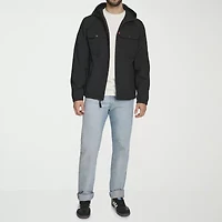Levi's® Mens Hooded Water Resistant Midweight Raincoat